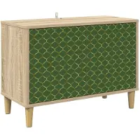 vidaXL Meuble TV GELEEN, 69 x 33 x 50 cm, panneaux de particules imitation bois Sonoma