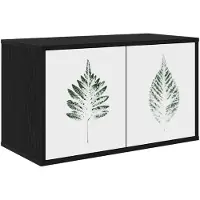 vidaXL Meuble TV mural HANAU, 69 x 33 x 40 cm, fabriqué en panneaux de particules