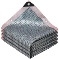 OEM Filet de protection solaire en aluminium, 80% d'opacité, dimensions 4x6 mètres, résistant aux UV, facile à installer, idéal pour l'extérieur et le jardin