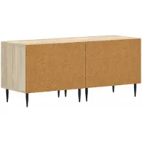 Syfax Meuble TV en bois imitation chêne Sonoma
