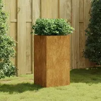 Prolenta Maison Exclusive - Jardinière en acier Corten, 40x40x80 cm