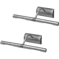 Rabalux Applique pour l'éclairage de tableaux et de photos, finition chromée satinée, 2 douilles G9