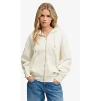 Superdry Luxe Casual Full Zip Sweatshirt Beige 2XS Femme