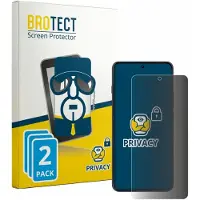 BROTECT Protection Anti-Espion (2 pcs, Motorola Edge 70), Téléphone portable : film de protection, Transparent