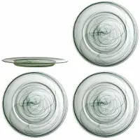 Bloomingville Assiettes Amélie vertes, lot de 4