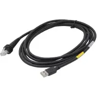 Honeywell CBL-500-300-S00-07, câble USB, noir, USB A, RJ-45, droit, droit