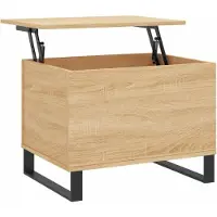 DKD Home Decor Table basse chêne Sonoma 60x44,5x45 cm bois composite