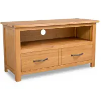 vidaXL Armoire TV 90x35x48 cm chêne massif