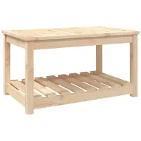 vidaXL Table de jardin 82,5x50,5x45 cm pin massif