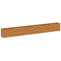 vidaXL Lit surélevé 578x50x69 cm acier corten