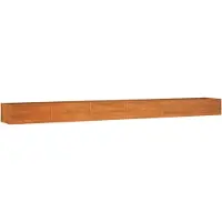 vidaXL Lit surélevé rouillé 600x80x45 cm acier corten