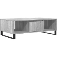 vidaXL Table basse Gris Sonoma 104x60x35 cm Bois composite