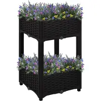 vidaXL Hochbeet 40x40x71 cm Polypropylen
