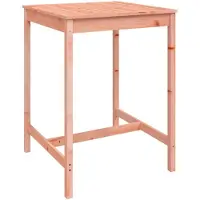 vidaXL Table de jardin 82,5x82,5x110 cm Bois massif Douglas