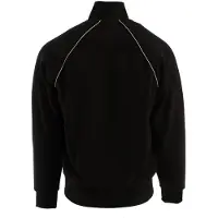 Boss green pour homme. 50553566 Sweat-shirt en coton avec passepoil noir contrasté (XL), Casuel, Sport
