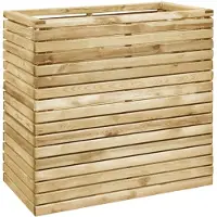 vidaXL Lit surélevé 100x50x100 cm Bois de pin imprégné