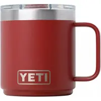 Yeti Rambler Stackable Mug 2.0 10oz Mag Slider Lid, Stag Red, mug thermos empilable avec couvercle, 295 ml