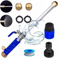 Rosfix Kit de Lance à Pression 3/4" – Aluminium, 25 bar, 46,5 cm, 2 Buses, Raccord Rapide | Jardin, Voiture, Terrasse, Nettoyage