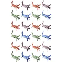 TAUOH 24X Japonais Créatif Mignon Crabe Porte-Stylo Haltérophilie Crabes Porte-Stylo Support de Rangement Cadeau Papeterie B