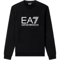 Emporio Armani pour homme. 7M002278_AF22266 Sweatshirt Core Identity noir (L), Casuel, Coton, Manche courte