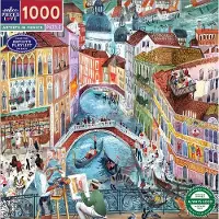 Eeboo Puzzle 1000 pièces Artists in Venise