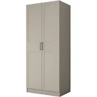 Skye Decor , armoire de haute qualité, couleur sable, dimensions 90 x 210 x 57,5 cm | 100% mélaminé