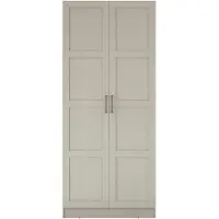 Skye Decor , armoire de haute qualité, couleur sable, dimensions 90 x 210 x 57,5 cm | 100% mélaminé