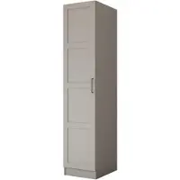 Skye Decor , armoire de haute qualité, couleur sable, 45 cm de largeur, 210 cm de hauteur, 57,5 cm de profondeur | 100% mélaminé