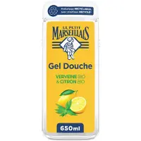 Le Petit Marseillais Gel douche et bain verveine bio et citron bio 650 ml Gel Douche