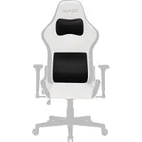 Dutzo Lnde- og nakkepude st til gamingstole - Sort - Memory foam, Meuble gaming : accessoires, Noir
