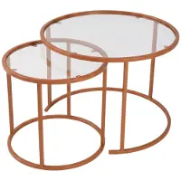 Skye Decor Ensemble de tables basses Orange-Trs-60-42-Nrd-Srk