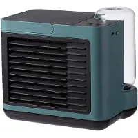 Ele eleoption Climatiseur portable avec ventilateur à ions négatifs Mini-rafraîchisseur d'air évaporatif avec minuterie pour le bureau de la chambre à coucher à domicile - Vert