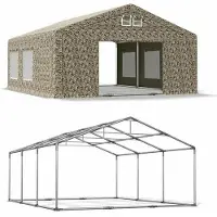 Das Company Summer Tente du parti 4x6 Sable SUMMER PLUS CAMÉ