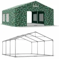 Das Company Summer Tente du parti 4x6 Camuflage vert SUMMER FLOOR CAMÉ