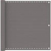 Syfax Panneau de balcon gris clair, dimensions 90 x 300 cm, en HDPE et aluminium