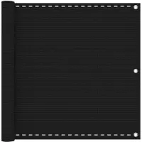 Syfax Panneau de balcon rectangulaire de 90 x 800 cm, en HDPE et aluminium