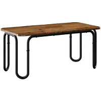 vidaXL Table basse en vieux bois 100 x 50 x 45 cm Bois composite