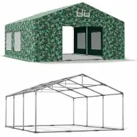 Das Company Summer Tente du parti 5x6 Camuflage vert SUMMER PLUS CAMÉ