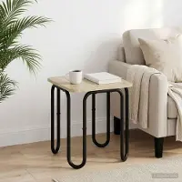 Prolenta Table basse exclusive en bois stratifié, finition chêne Sonoma, dimensions : 40 x 40 x 45 cm