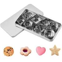 OEM Petits emporte-pièces en acier inoxydable, 30 pièces, avec boîte de rangement