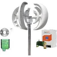 OEM Générateur éolien, axe vertical, fonctionnement silencieux, système de contrôle dual MPPT, 3000 W-h, 12 V