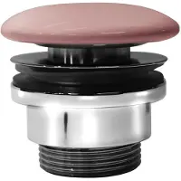 GSI Siphon de lavabo 5/4", non obturable, bouchon en céramique, 5-65 mm, tapis rose PVC24