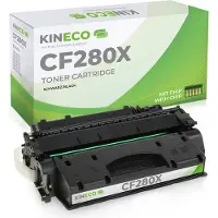 Kineco Cartouche de toner compatible avec les imprimantes HP CF280X LaserJet Pro 400 M401dn, M401dw, MFP M425dn, M425dw - Noir, rendement de 6 900 pages