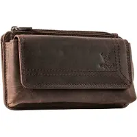 Matador BRISBANE Etui universel en cuir pour téléphone portable 6.9 pouces Marron foncé