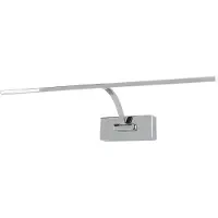 Alpinaluz Applique murale LED "DALI" pour éclairage de tableaux, 8W, 455mm, lumière chaude 2700K, angle réglable, finition chromée