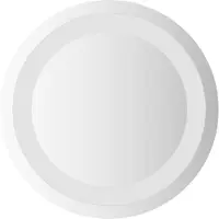 vidaXL Miroir de salle de bain LED, transparent, diamètre 30 cm, en verre trempé