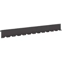 vidaXL Bordure de jardin, 30 pièces, 102 x 10 x 4 cm, acier, noir