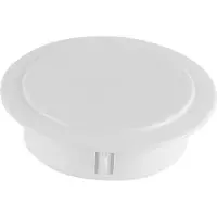 OEM Raccord d'extrémité pour tuyau de jardin, 100 mm - Plastique PP - Résistant aux intempéries - Embout décoratif - Raccord pour tuyau