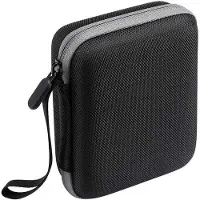 OEM Organisateur de médiators de guitare - Étui de voyage zippé - Matériau EVA - Pour une utilisation à la maison ou en voyage - Dimensions : 15 x 12 x 5,5 cm