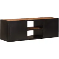 Syfax Meubles TV avec étagère et compartiment de rangement, dimensions : 105 x 30 x 35 cm